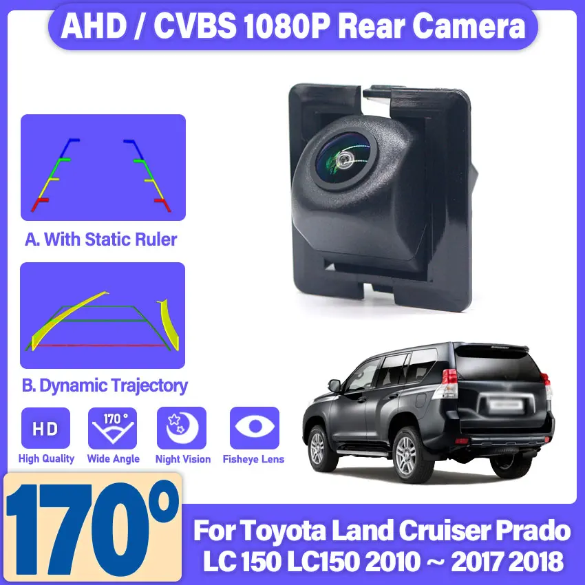 HD CCD Night Vision Rear View Camera Reversing Camera Car Back up Camera For Toyota Land Cruiser Prado LC 150 LC150 2010~2018
