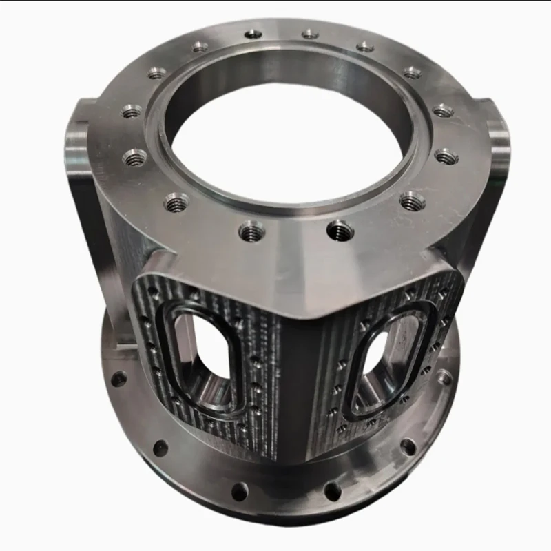 

CNC machined aluminum alloy automatic machinery accommodating cavity industrial equipment functional bearing accessories