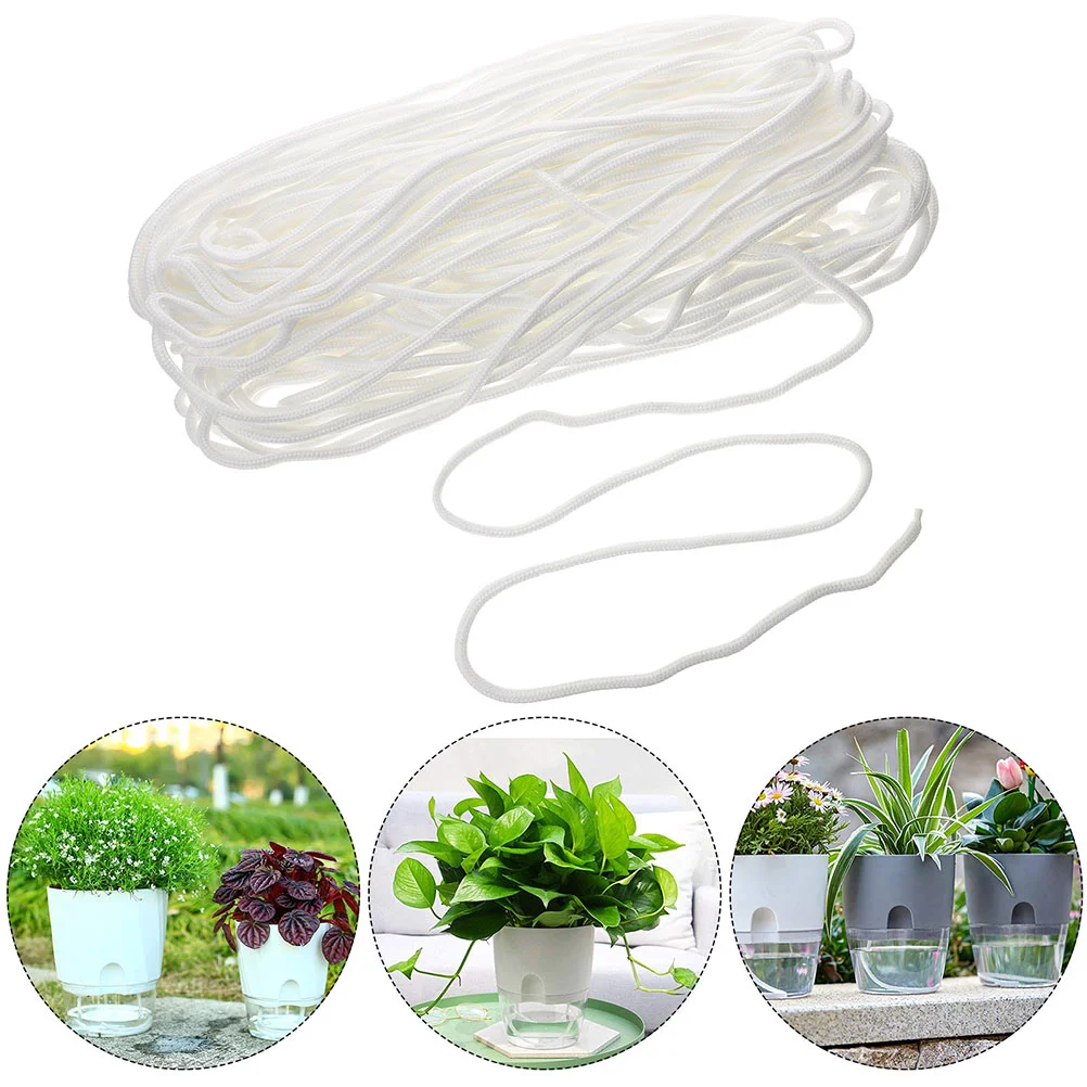 Gardening Self-absorbing Flower Pots Hydroponic Cotton Rope Watering Wick Cord Houseplants Perlite for Flowerpot Accessory