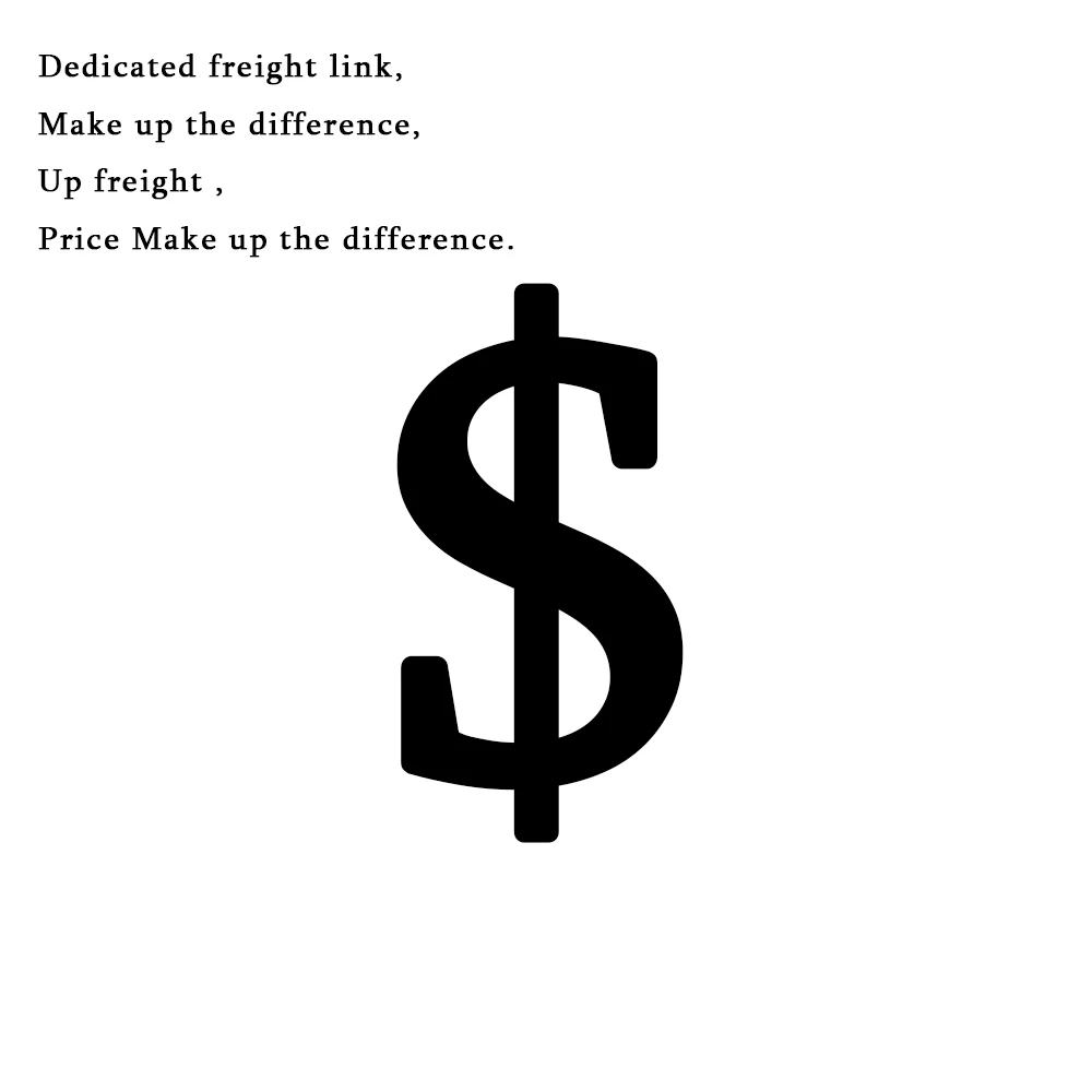 

Dedicated freight link, Make up the difference, Up freight , Price Make up the difference.