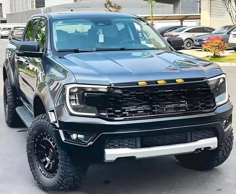 For Ford Ranger 2012-2021 T6/T7/T8 Upgrade to 2022 Next Gen Ranger Raptor New Facelift Body Kits Car Bumper Kits Lamps