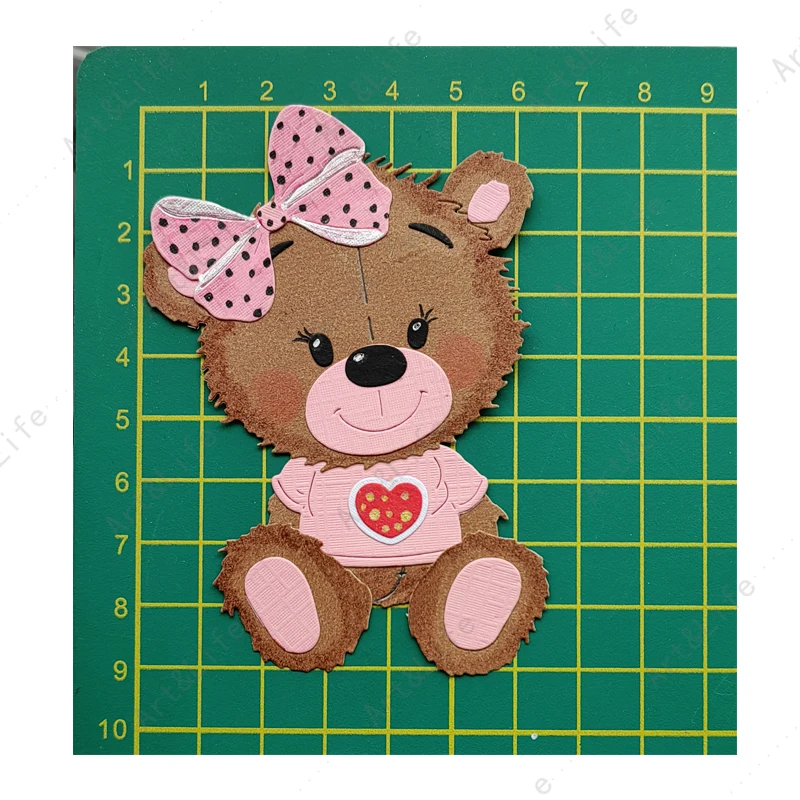 New Arrival Cute Bear Animal Metal Cutting Dies For Making Scrapbooking Paper Cards Album Embossing Blade Punch Stencils Cut Die