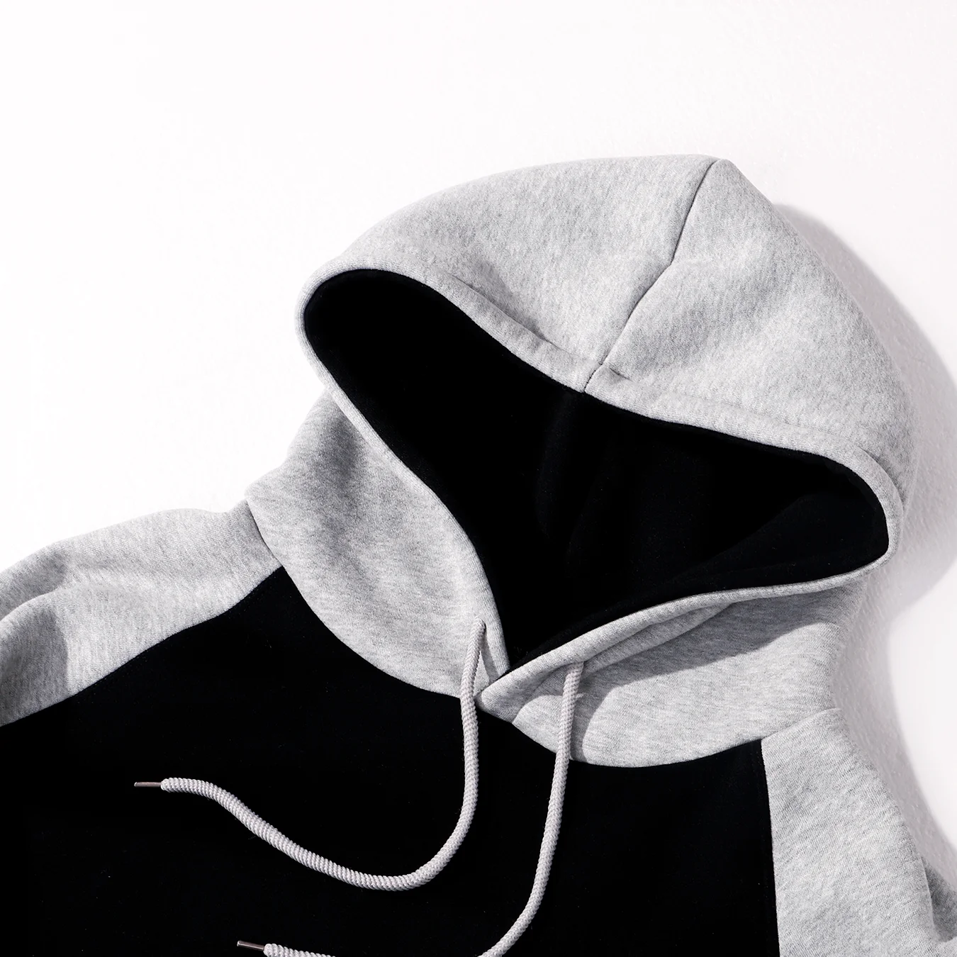 Maple Leaves River Valley Scenery Printing Men Raglan Hoodies Hip Hop Street Hoodie Pocket Fleece Streetwear Multicolor Pullover