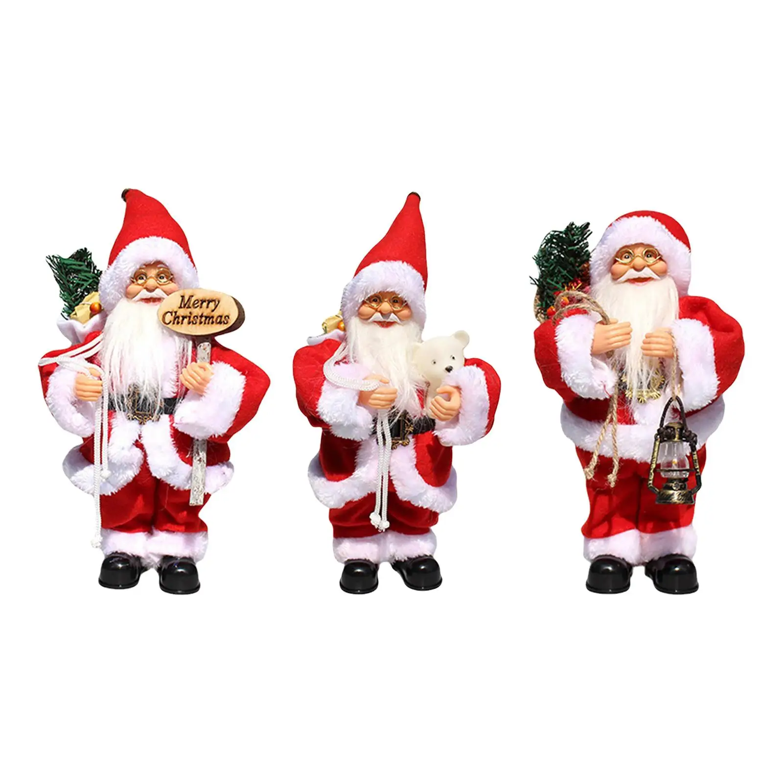 Electric Music Santa Claus Doll Children'S Toy Plush for Xmas Outdoor Tree view 2