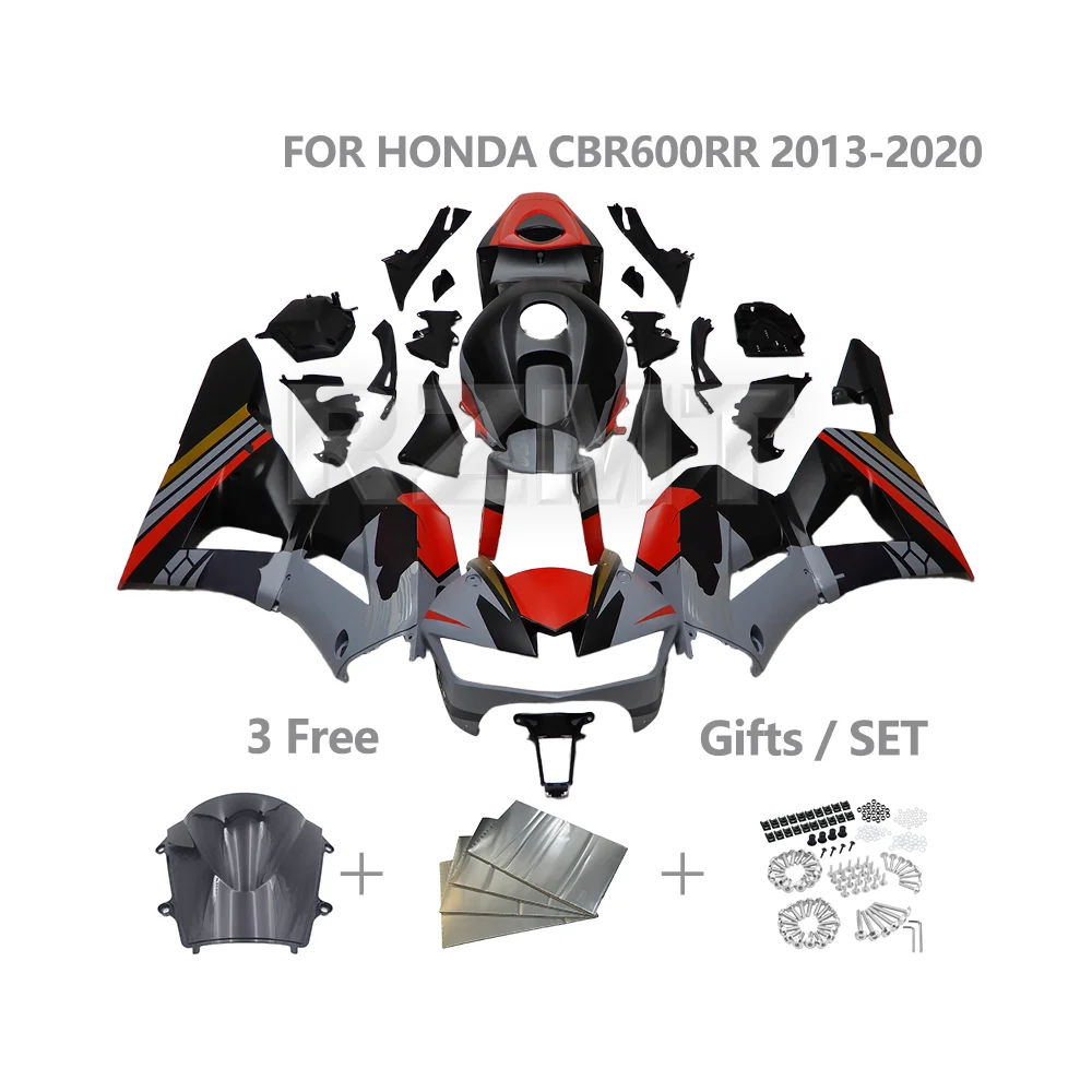 

Комплект обтекателя мотоцикла по индивидуальному заказу для HONDA CBR600RR CBR 600RR 2013-2020, высококачественный комплект кузова из АБС-пластика H0613-1001b