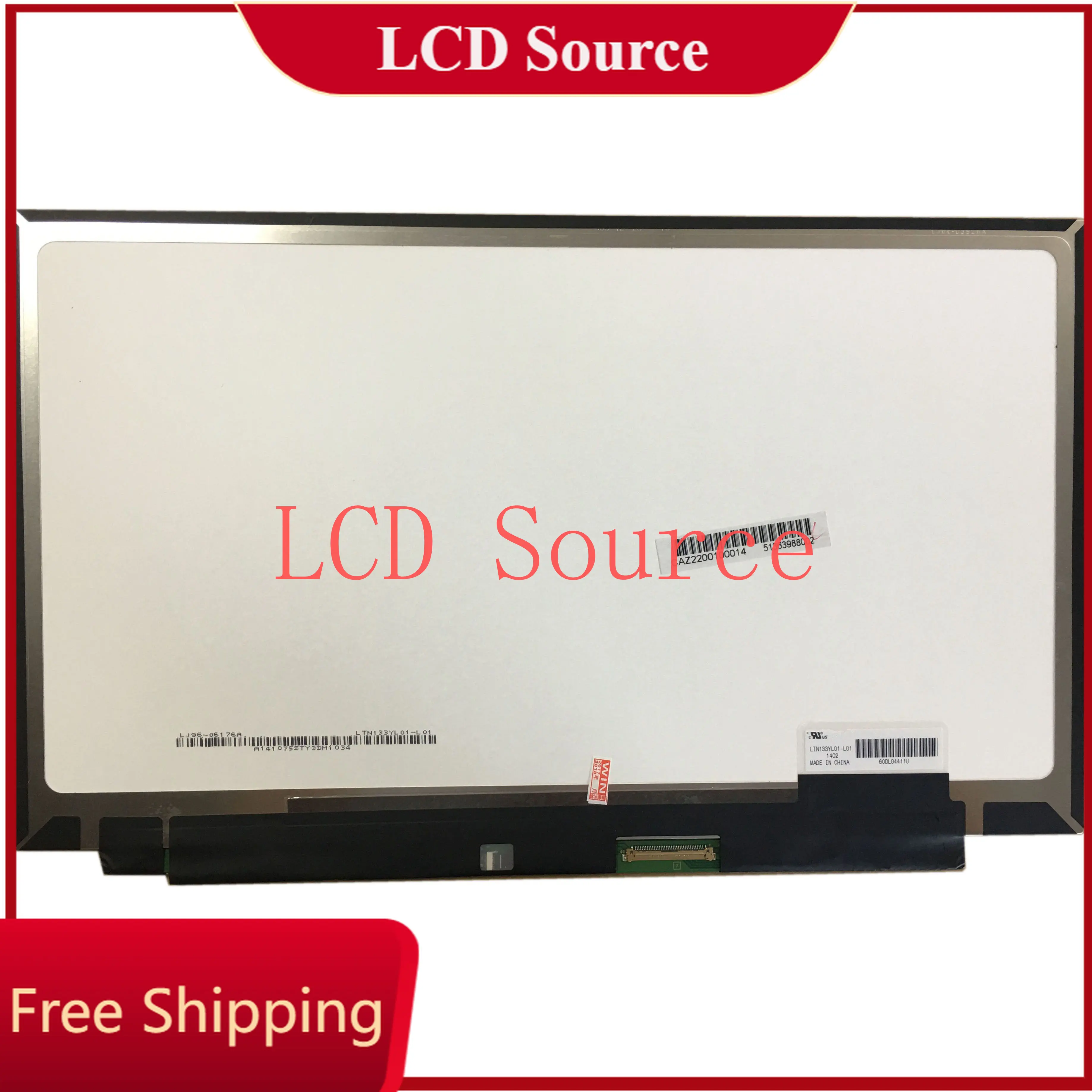 ajuste ltn133yl03 ltn133yl01 l01 ltn133yl01 l01 ltn133yl05 133 32001800 tela lcd novo sem toque ltn133yl03 l01 01