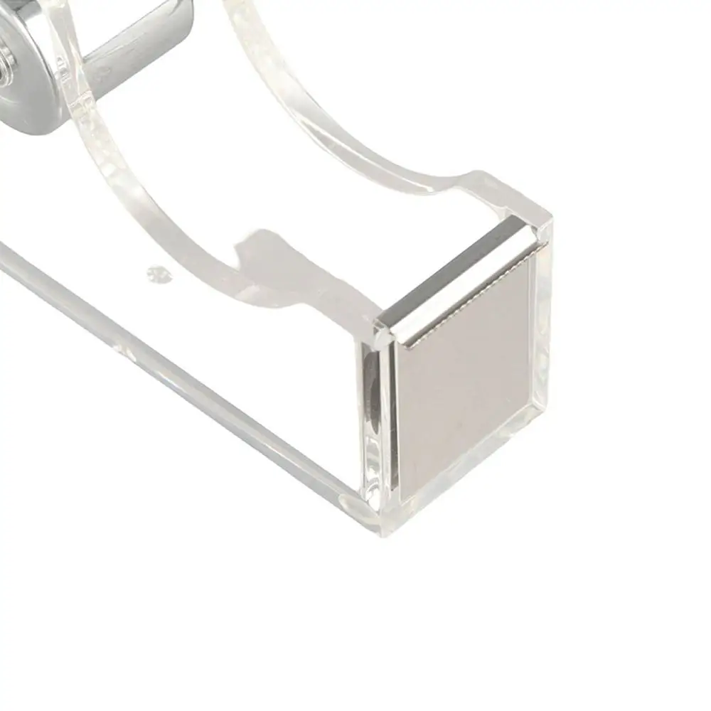 Convenient Portable Tape Cutter Easy To Use Safe Tape Stand Non-Slip Sturdy Wheel Acrylic Tape Dispenser Kraft Tape