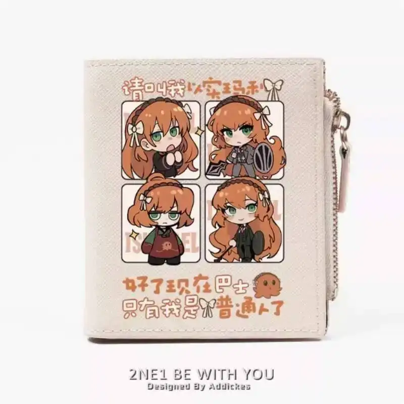 

Lobotomy Corporation Fashion Wallet PU Purse Card Coin Zipper Money Bag Cosplay Gift B1888 Anime