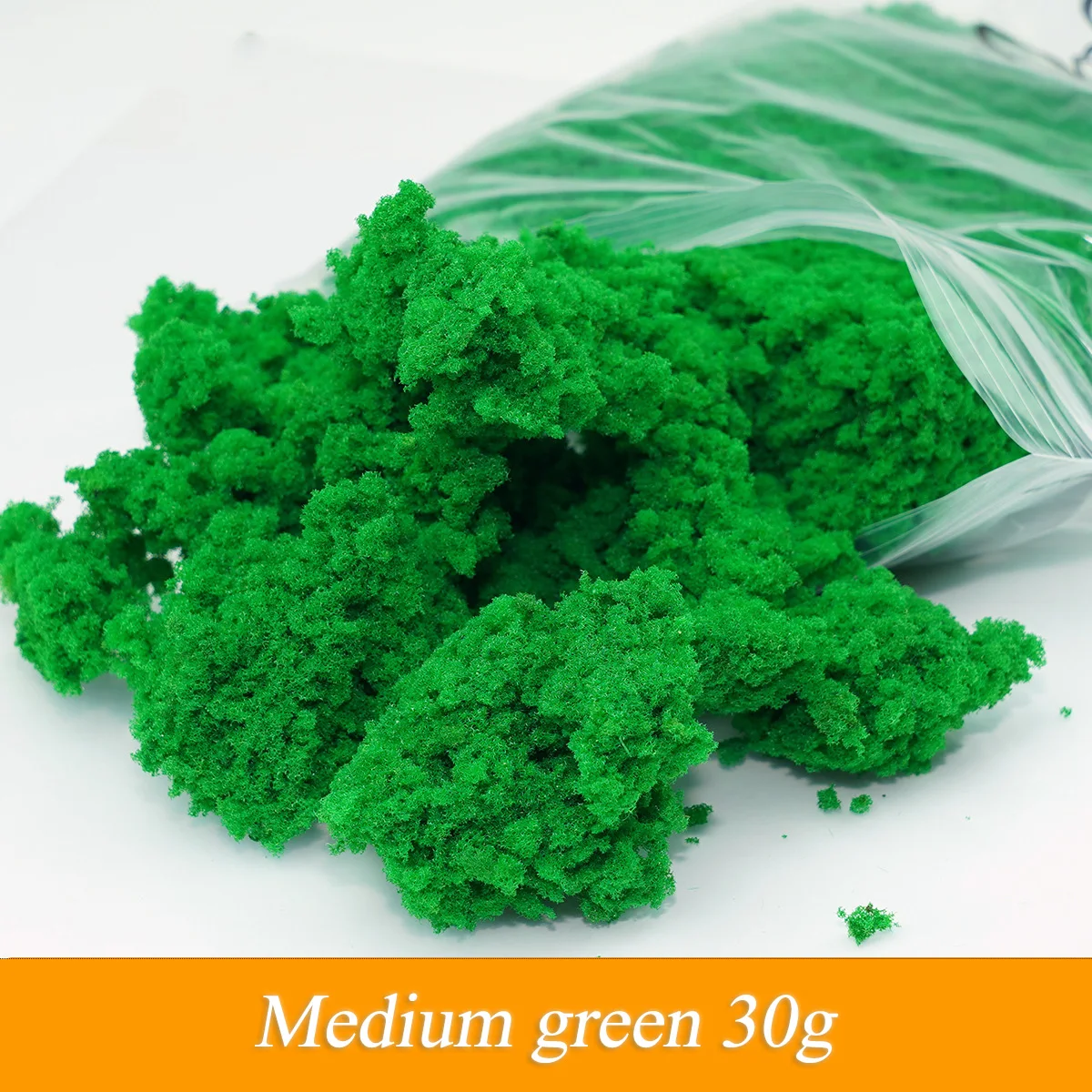 محاكاة الإسفنج شجرة بوش مسحوق المواد DIY بها بنفسك طاولة الرمل السكك الحديدية العشب مسحوق القطار العسكري منصة تخطيط نموذج الملحقات #6