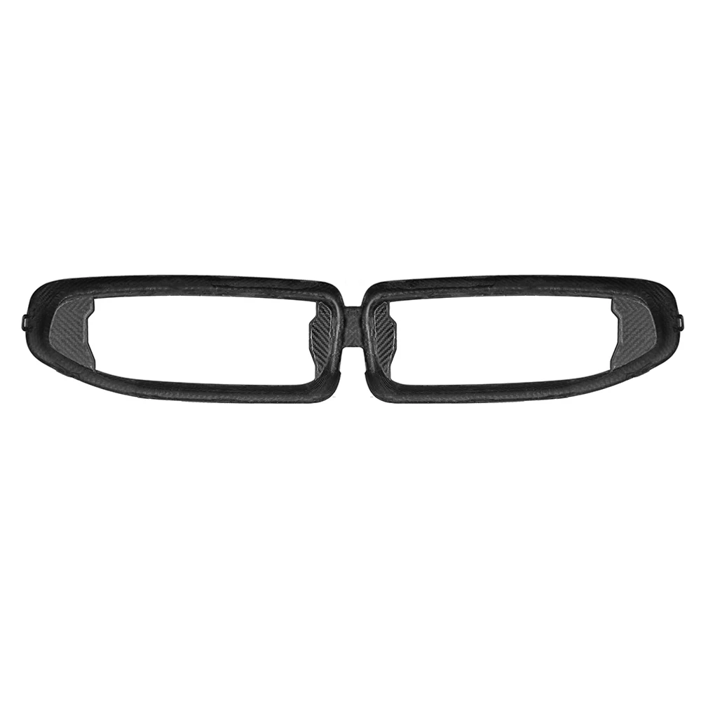 Grade de radiador para capô de carro, fibra de carbono seca real, para bmw série 2 g42 2022-in, preto brilhante, substituição, amortecedor dianteiro