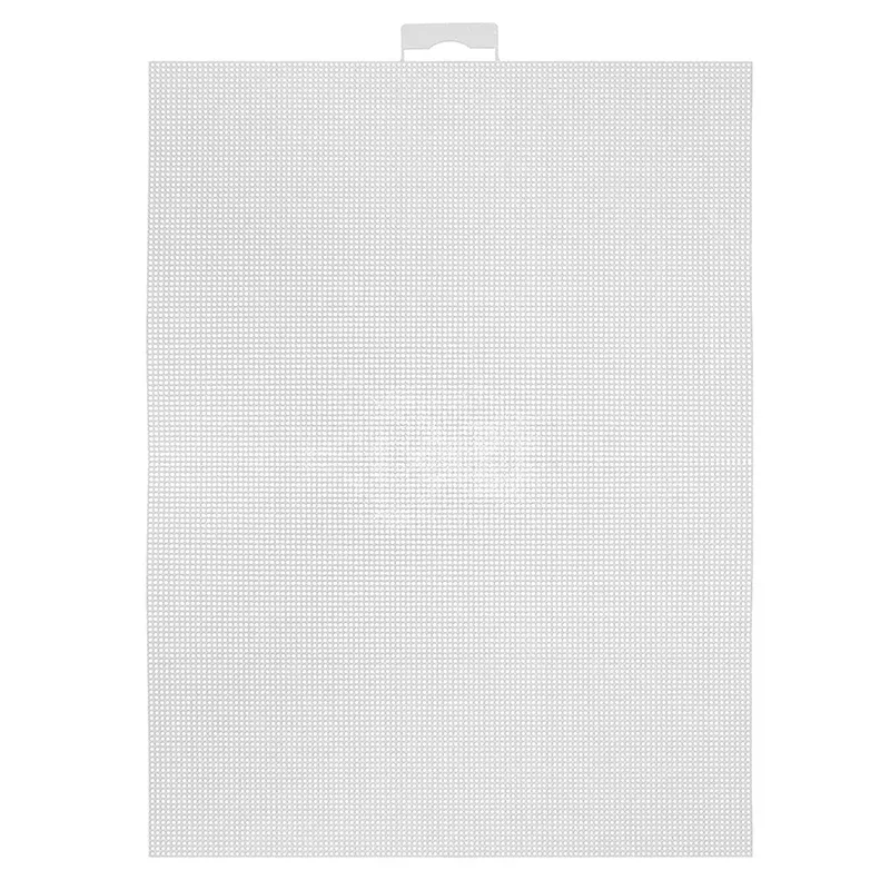 Fogli di plastica 14 pezzi Tessuto a rete di plastica Punto croce di plastica Tela Maglia per occhi per ricamo Maglia artigianale fai-da-te