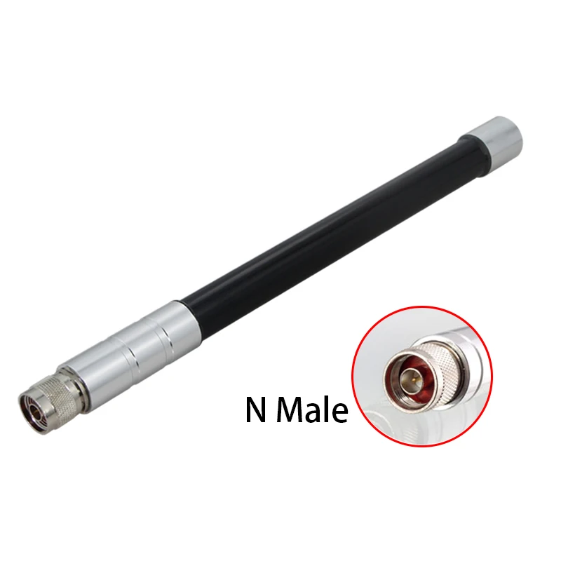 433MHz fiberglass antenna omnidirectional high gain LORA module 450-470-510mhz radio data transmission station N male antenna