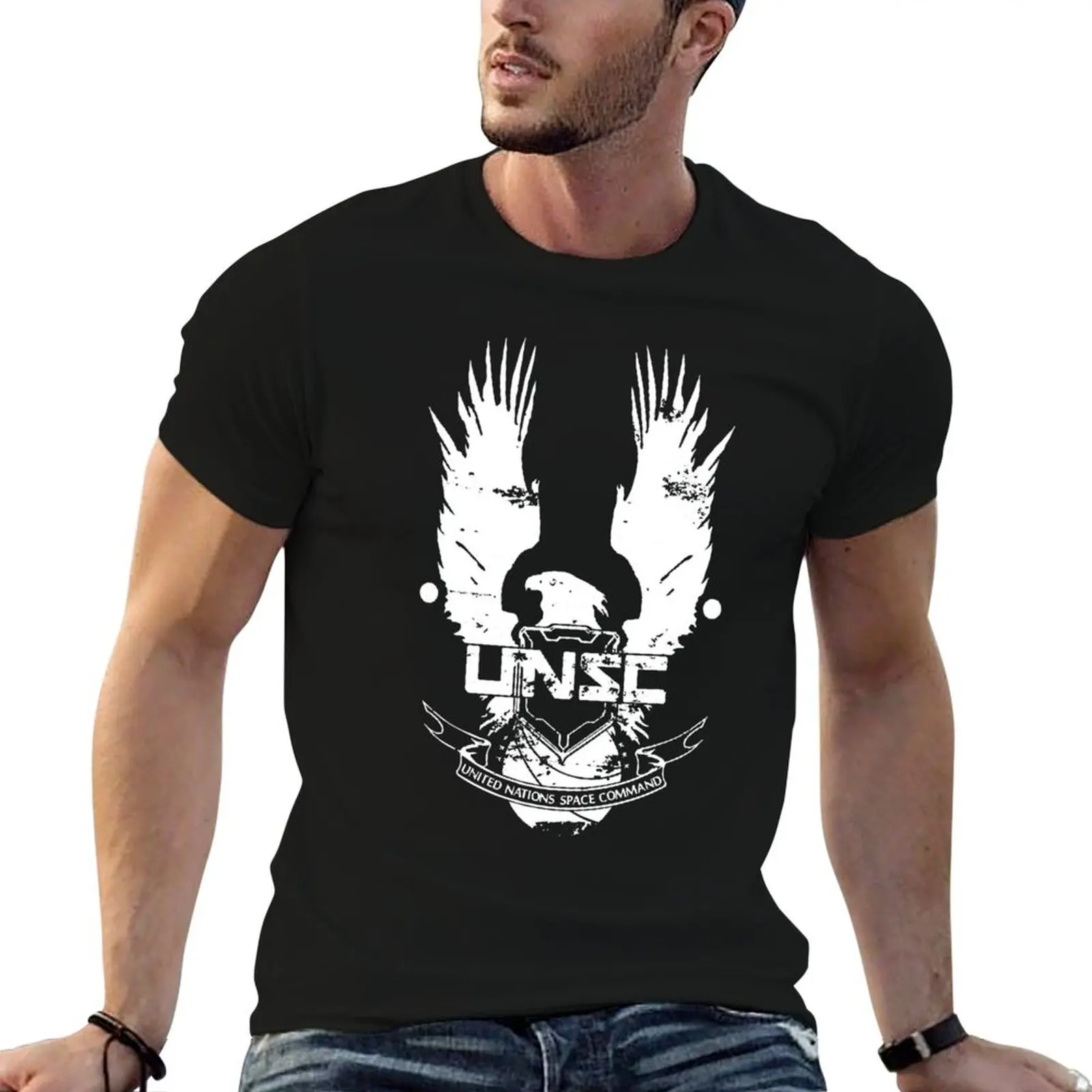 

Halo UNSC Worn Logo High Quality T-Shirt t shirt personalised men t shirt cotton 100% t shirts for man slim fit T-Shirt