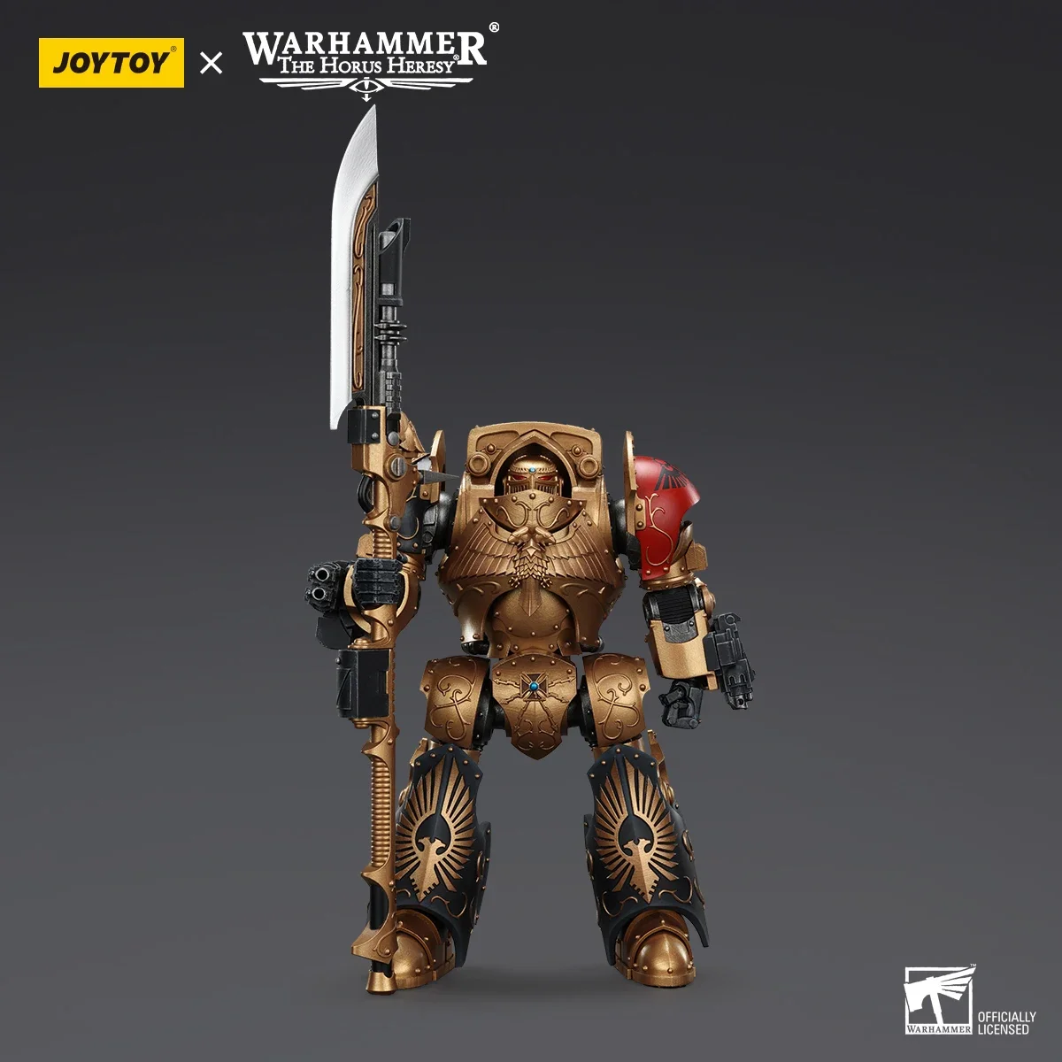 قبل البيع JOYTOY عمل الشكل Warhammer Legio Custodes محول-Achillus Dreadnought 1:18 Mecha نموذج الأولاد اللعب Warhammer دمية