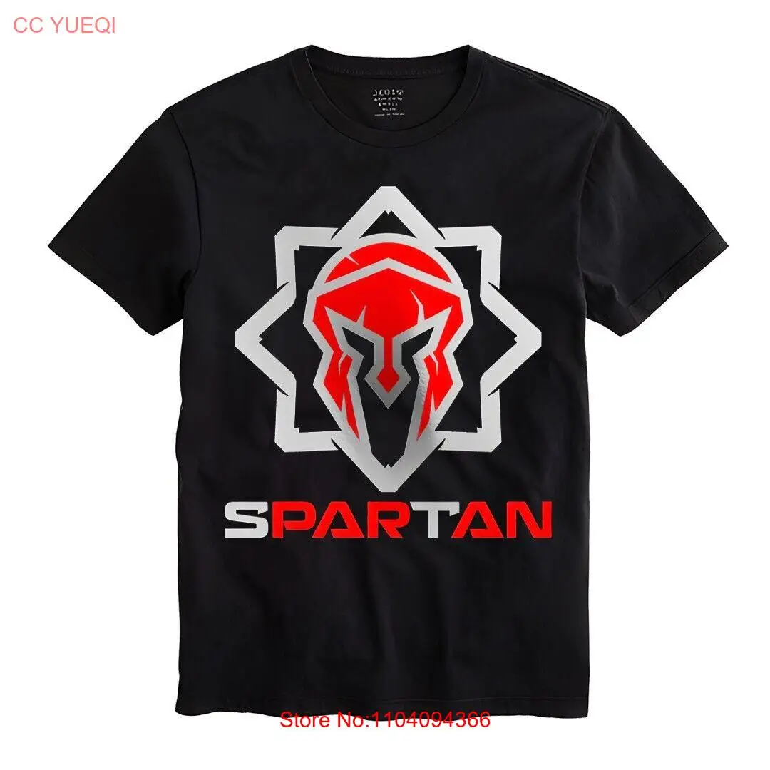 

T-shirt Spartan Men Unisex Black Shirt Size S-5XL