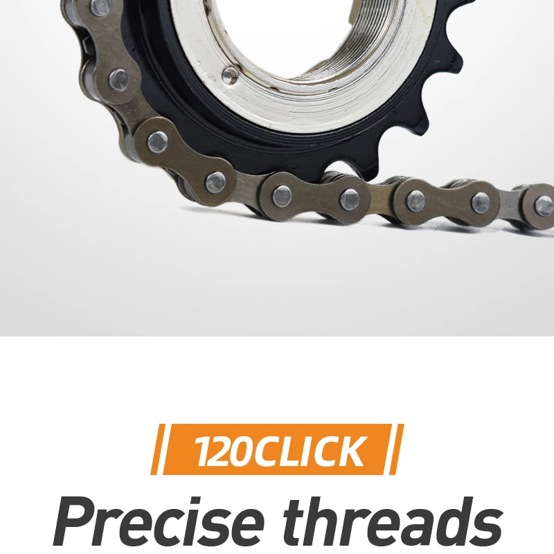 1 Stück VG SPORTS Single Speed Fahrradfreilauf kompatibel mit 1/2'' x 1/8'' Fahrradfreilauf Gewinde Freilauf Ersatzteile – Detail 9