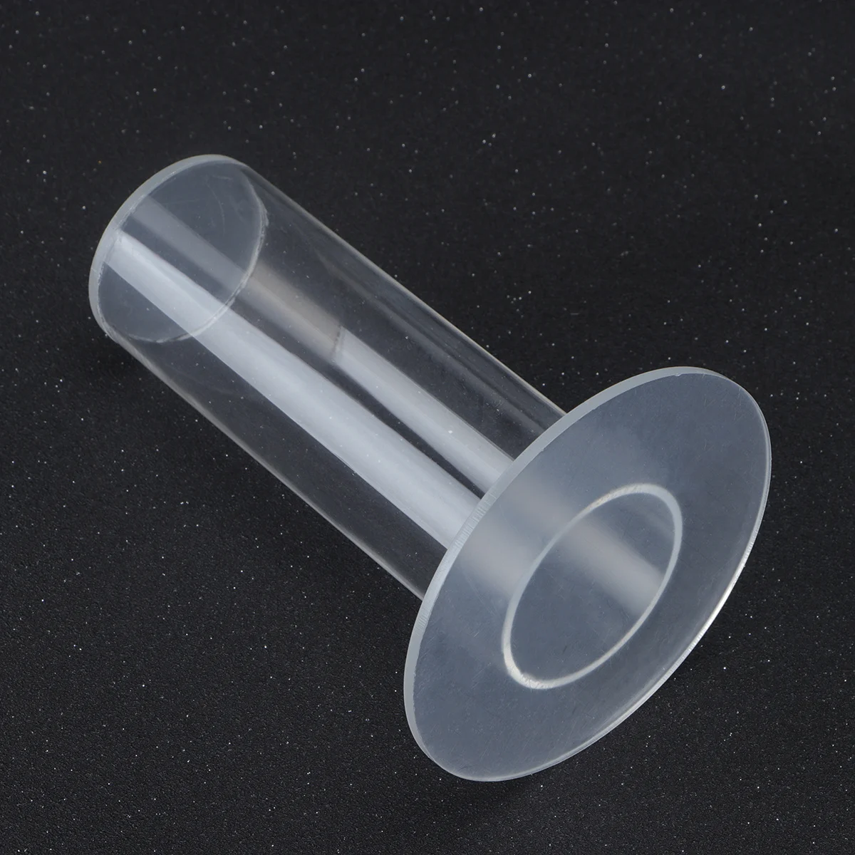 

Cylinder Shape Hair Display Stand Transparent 16cm Premium Material Tabletop Decorations Reusable Festive