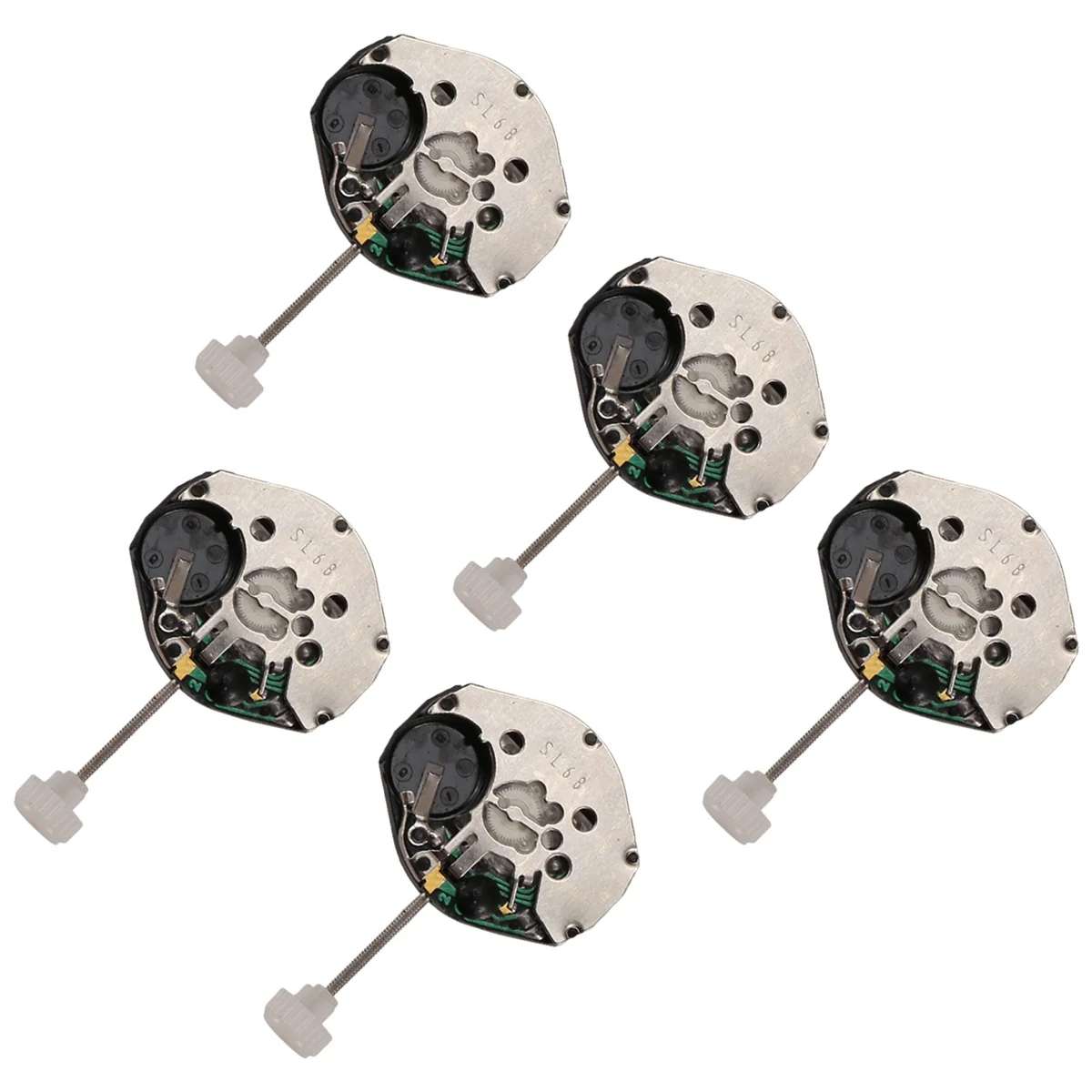 [En stock] 5 uds SL68 reemplazo de movimiento de reloj de cuarzo para relojero herramienta de reparación accesorio piezas de reloj de alta calidad