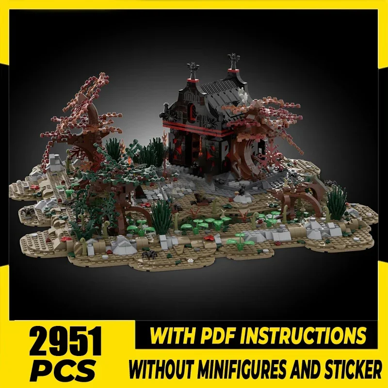 

Medieval Castle Model Moc Building Bricks Swamp of Dark Tidings Technology Modular Blocks Gifts Christmas Toys DIY Sets Assembly