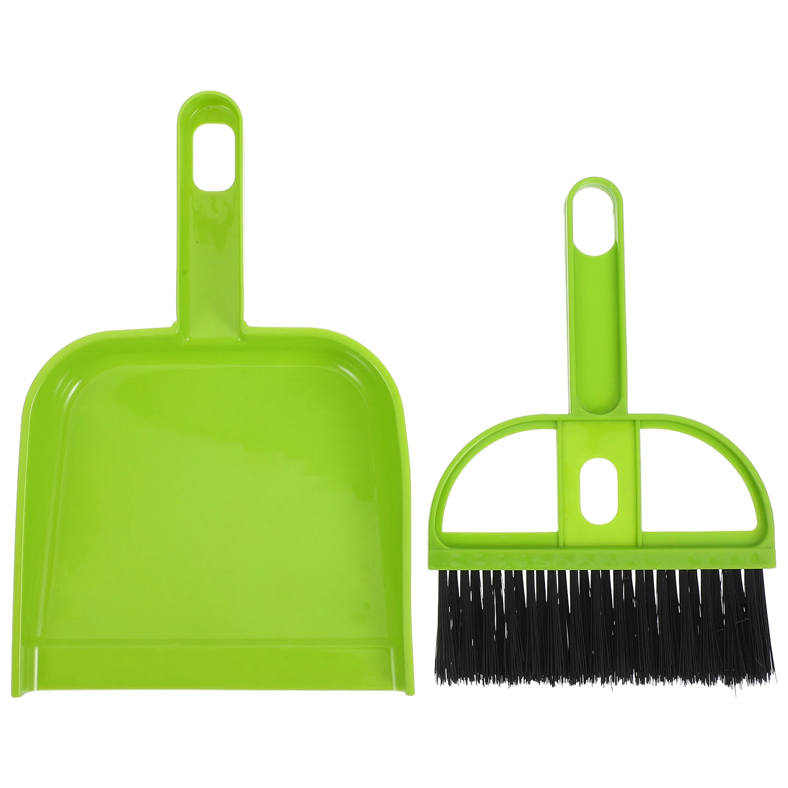 

Mini Dustpan Set Soft Broom Compact Cleaning Tools Green Hand Housekeeping Kids Desktop Bed Car Interior Sweeping Small Brush