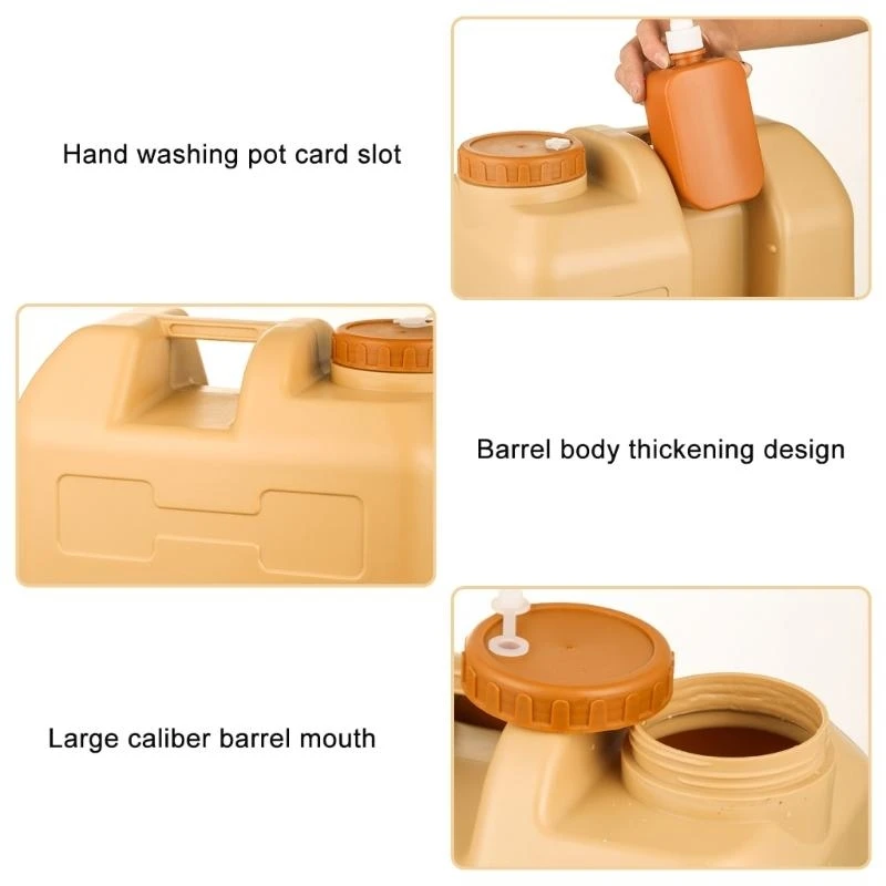 

Просторные 20-литровые пищевые резервуары для воды, ведро-контейнер для кемпинга, чрезвычайных ситуаций, вечеринок, пикников,