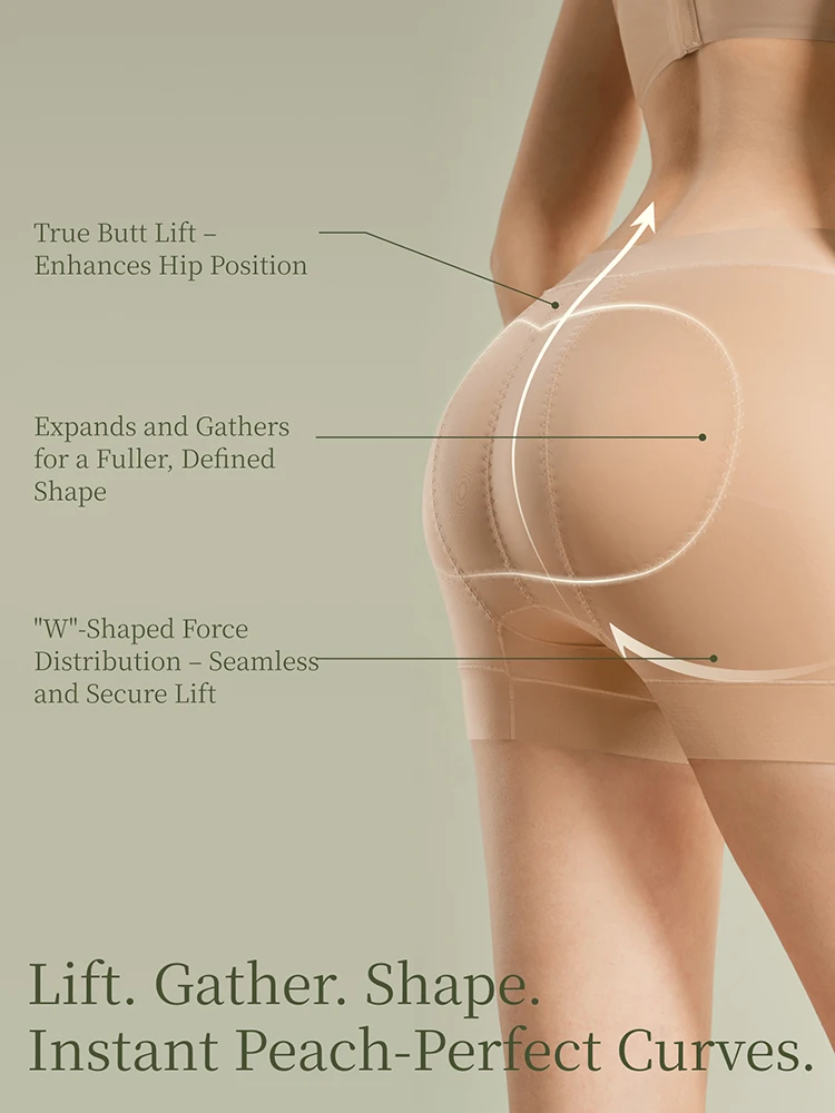 SUJIIN Summer Butt-Lifting Panties Women Mid-waist Thin Safety Pants Super Short Tummy Control Body Shaper Shorts Woman N191