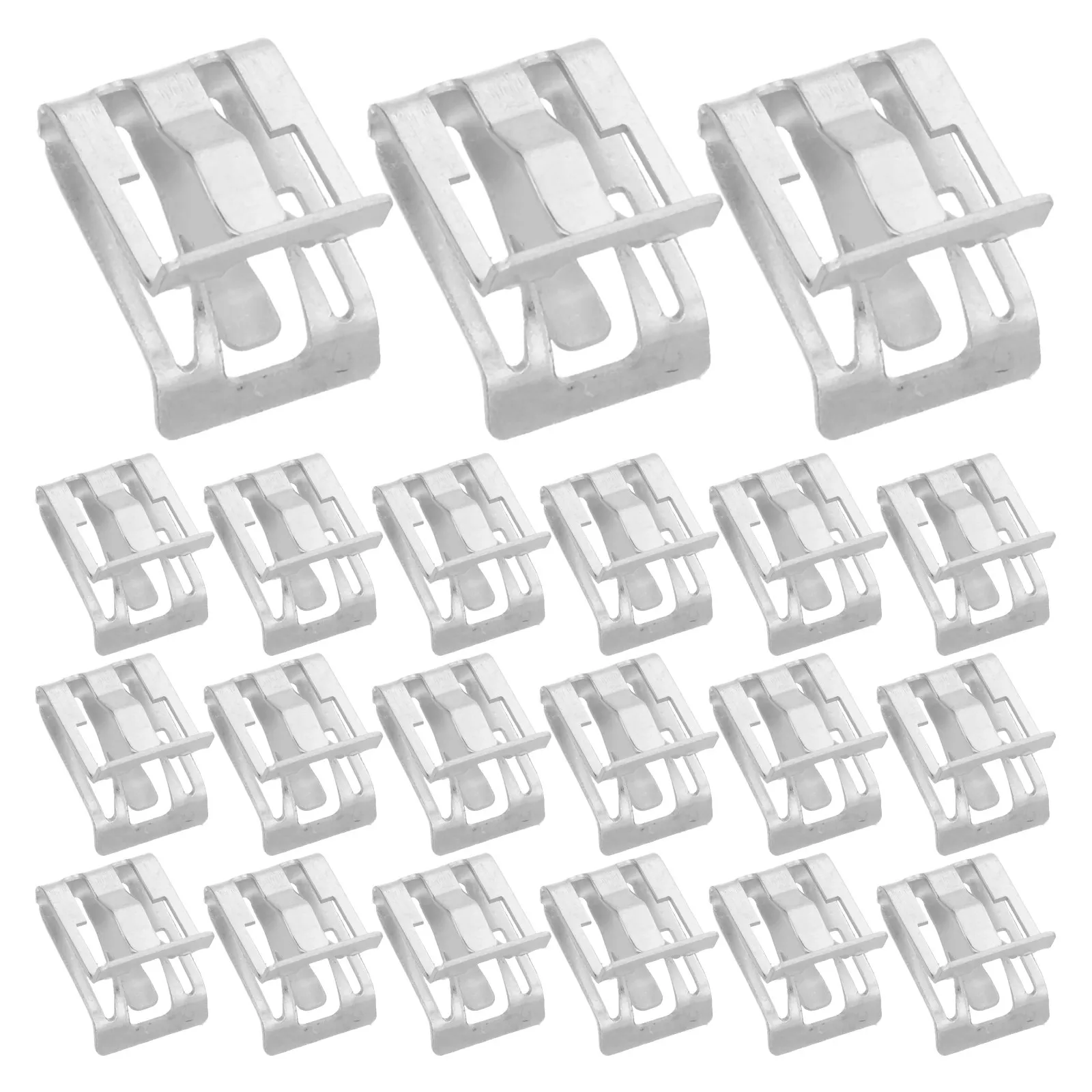 

100Pcs Universal Dashboard Fixed Trim Panel Metal Retainer Fasteners Interior Repair Accessories
