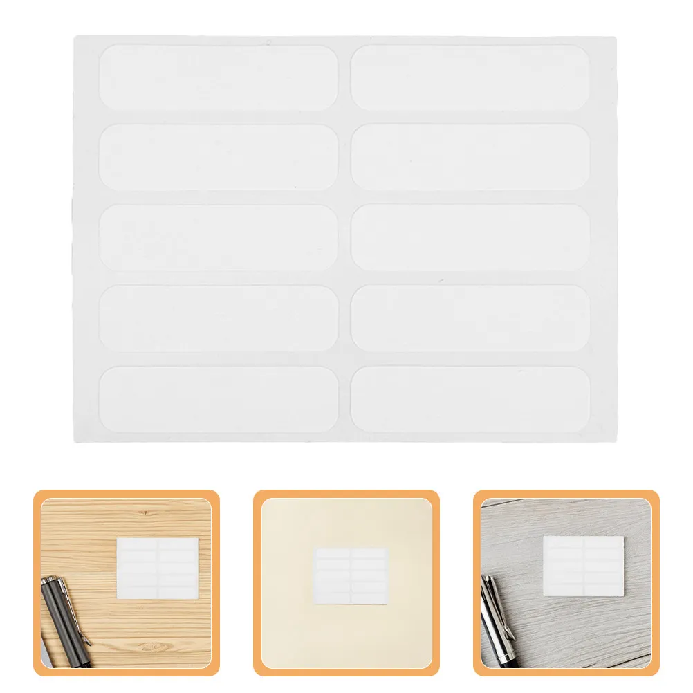 

200Pcs Cloth Label Stickers Reusable Waterproof Name Tags for Clothes T-Shirts Backpacks Bottles Camp Laundry