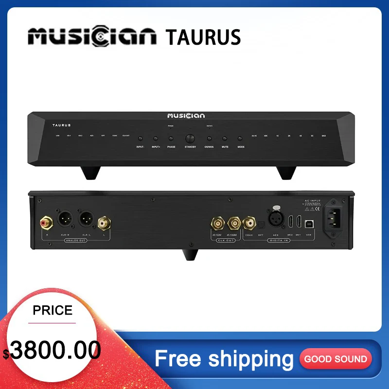 Musician TAURUS R2R DAC USB DAC ARM STM32F446 ALTERA High Efficiency Chip DSD1024 PCM1536kHz Digital Audio Decoder Analog Output