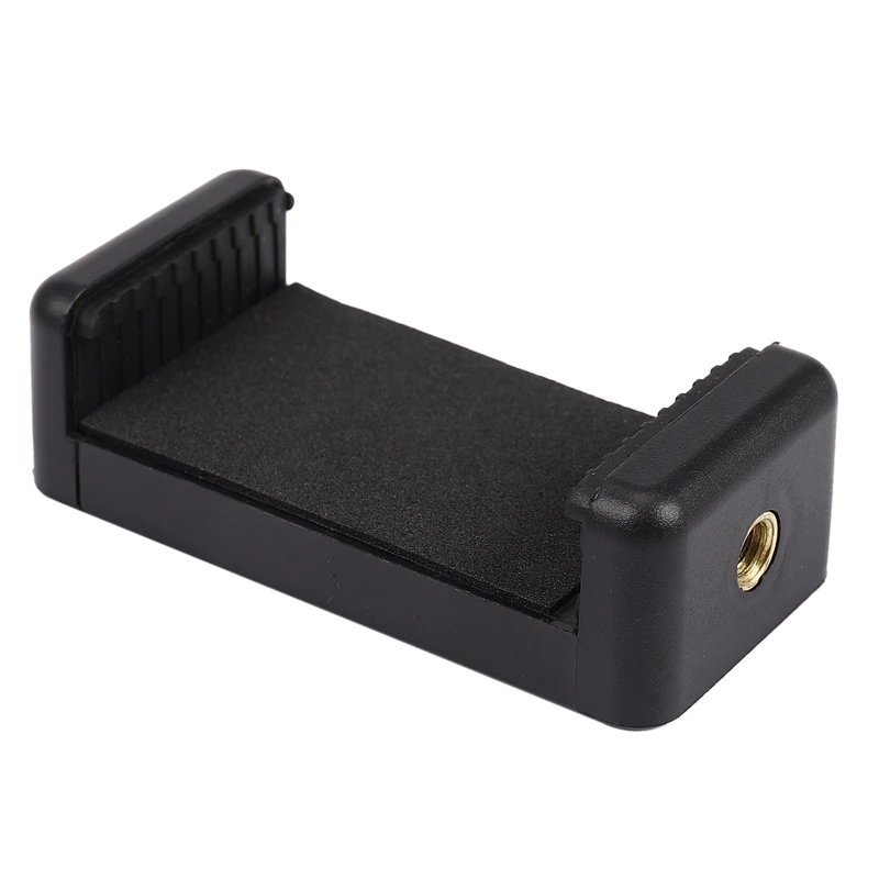 Adaptador de tornillo de zapata de Flash de 1/4 pulgadas, soporte de Clip de teléfono de montaje en trípode para cámara Dslr