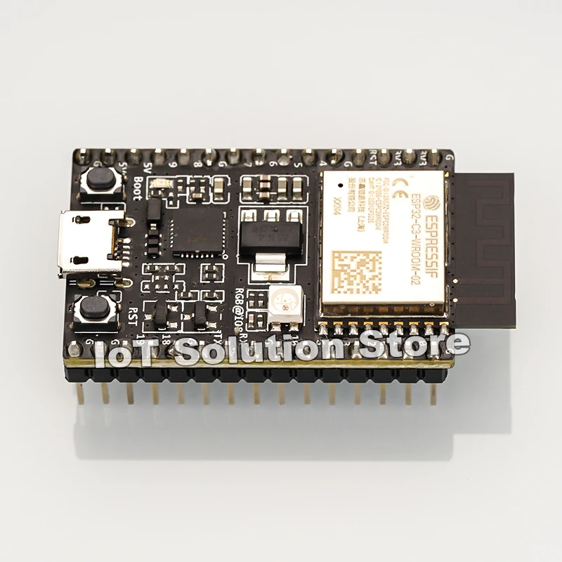 ESP32-C3-DevKitC-02 2.4G WiFi BT BLE Development Kit Board Equipped with ESP32-C3-WROOM-02 Module 4MB Flash ESP32-C3-DevKitC