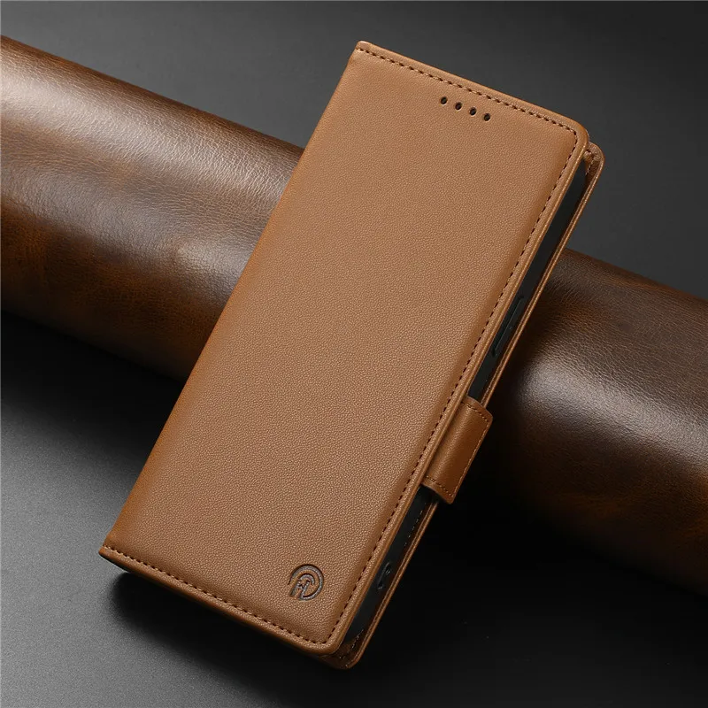 Luksusowe etui z klapką do Realme 16 15 15T 15X 14 14X 13 12 12X 11X 11 Pro Plus 5G, skórzane etui portfelowe, ochronne obudowy na telefon. — zdjęcie produktu 6