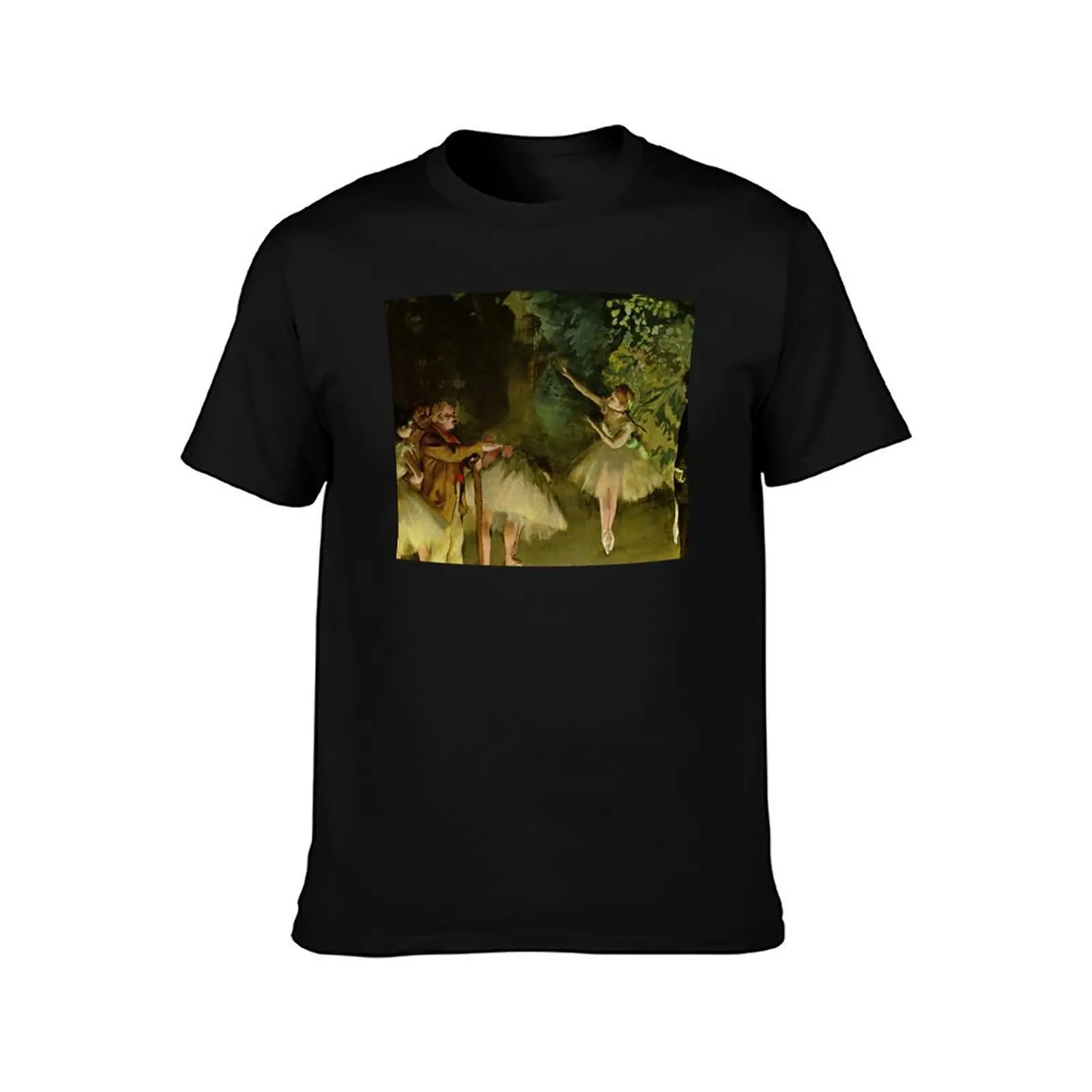Vintage Edgar Germain Hilaire Degas Ballet 1875 T-Shirt Plus Size Street Style Tee T-Shirt