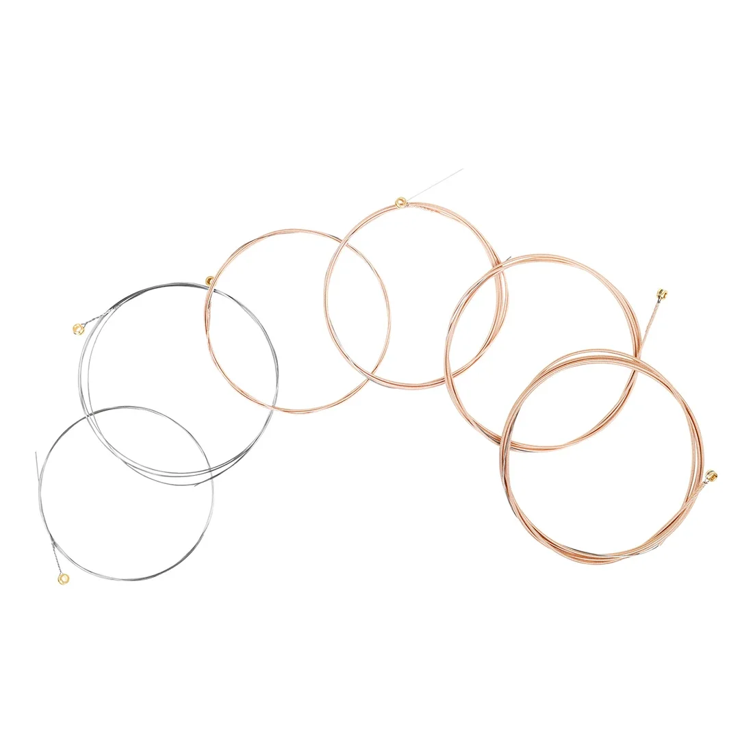 Corde per chitarra acustica Corde per chitarra folk in bronzo fosforoso Parti di rivestimento antiruggine in filo di acciaio ad alto tenore di carbonio