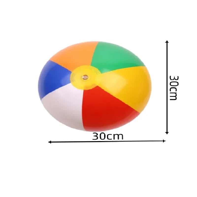 3 قطع من كرات الشاطئ الملونة القابلة للنفخ - بالونات ألعاب مائية لحفلات حمام السباحة وألعاب الاستحمام الممتعة للأطفال