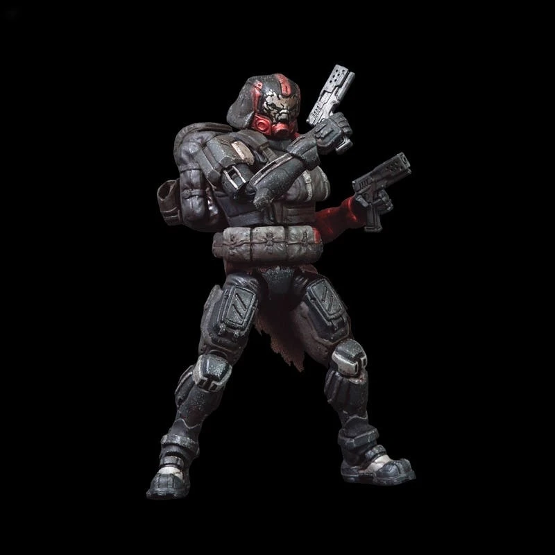 Acid Rain War FAV-A77 Omanga Black Sand Force Gotlett 1/18 3.75 Inch Finished Action Figure Military Model Collection