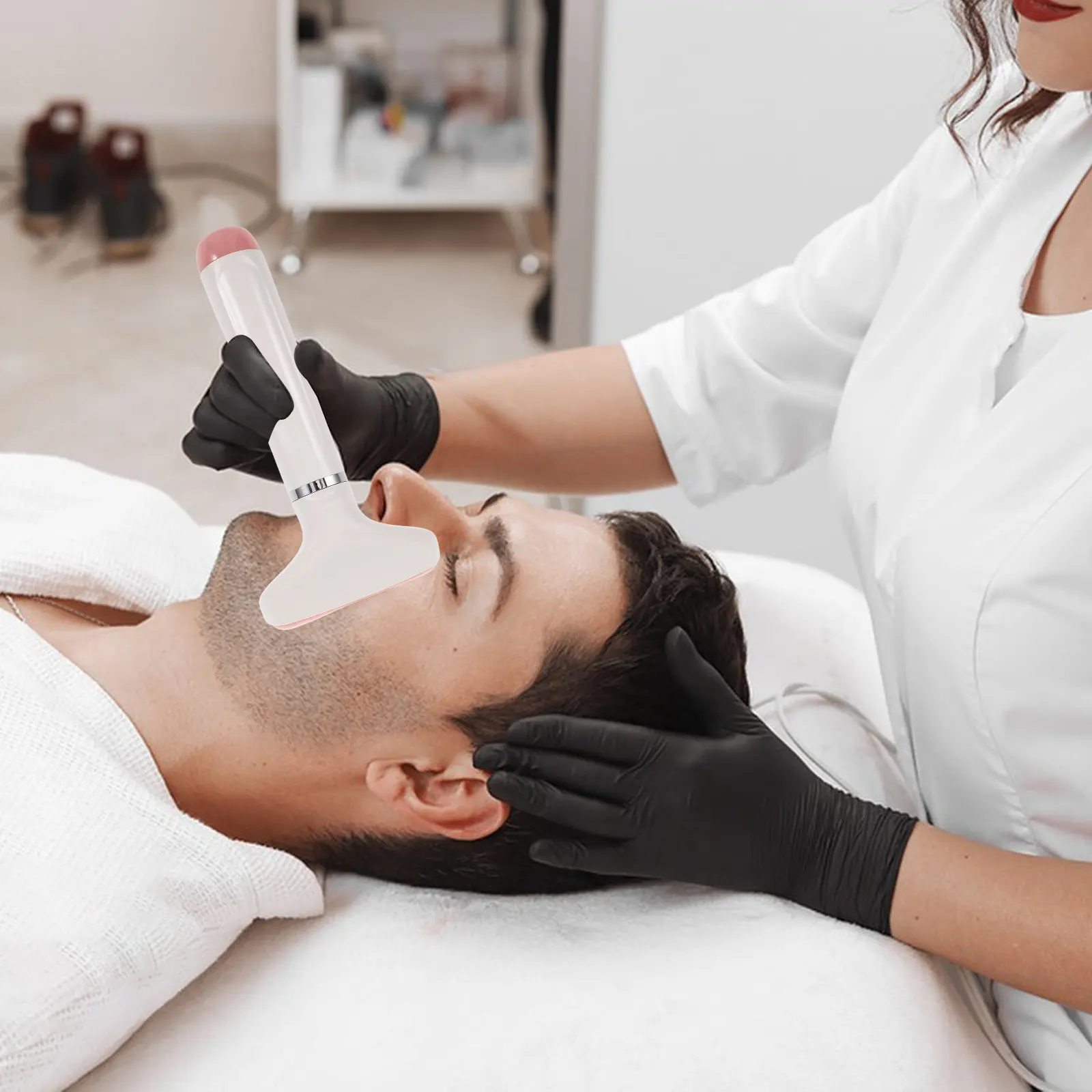 

Массажная доска для лица (Гуаша) из прочного ПММА и АБС-пластика с гладкими краями, удобная для захвата, для домашнего использования