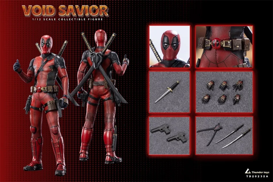 In Stock Thunder Toys TD20232ABC 1/12 Scale Void Savior Deadpool