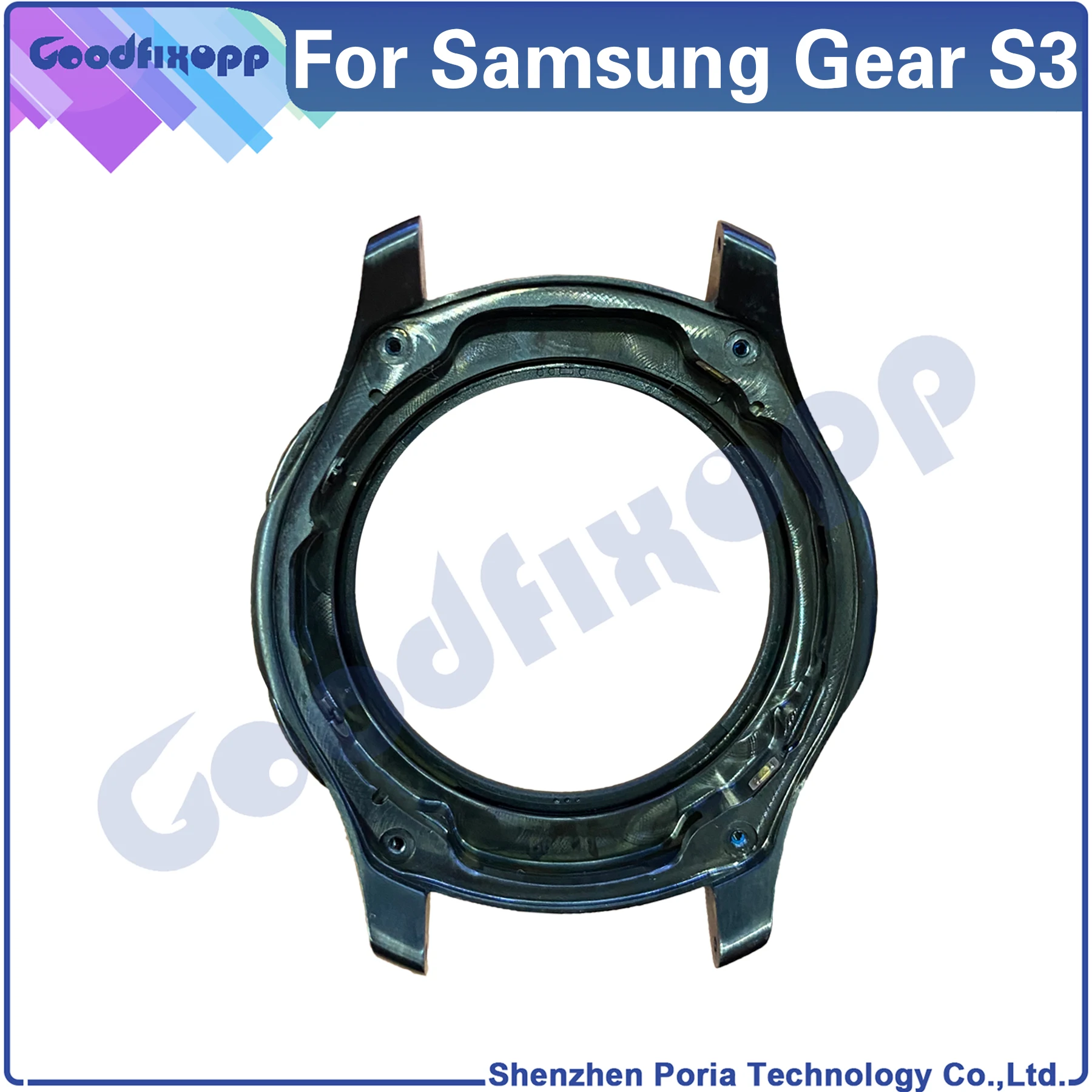 Frame For Samsung Gear S3 Classic R770 R775 / Frontier R760 R765 Media Case Middle LCD Screen Bracket Bezel Support Replacement