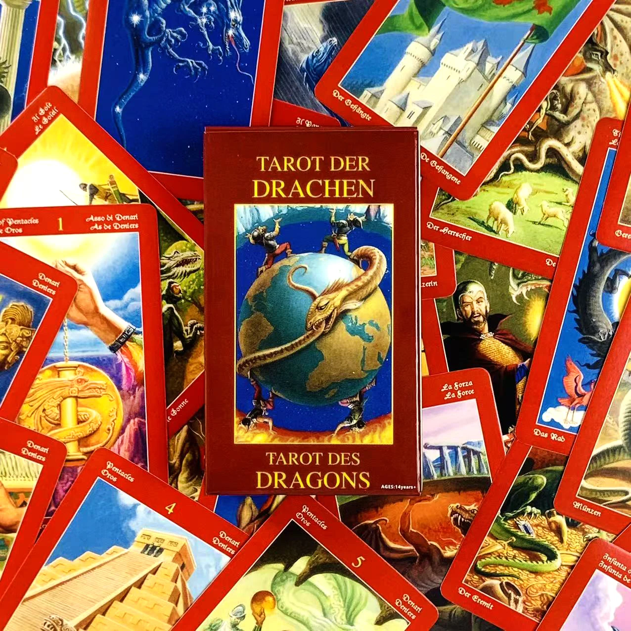 Dragons Tarot Een 78-delige vi - Party Games Using Cards recensie en prijs