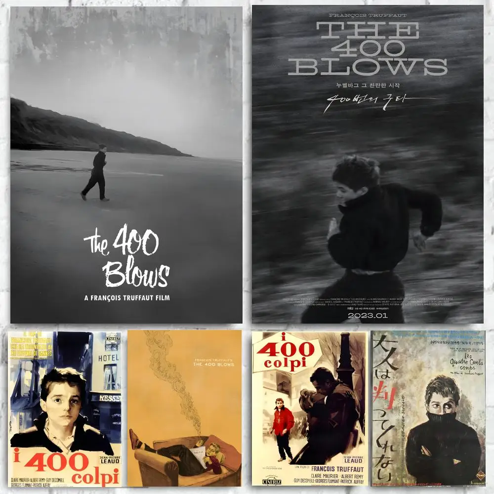 Movie The 400 Blows Poster High-quality wall art posters, suitable for home offices, bedrooms, and living rooms.