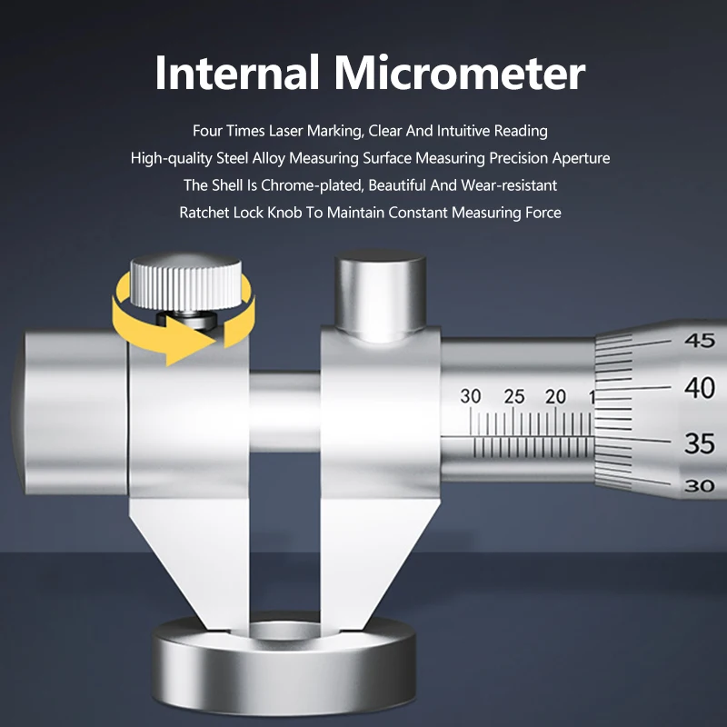  Internal Micrometer Inside Micrometer Micrometric Gauge For Measurement Indoor Internal Diameter Meter Measuring Tool