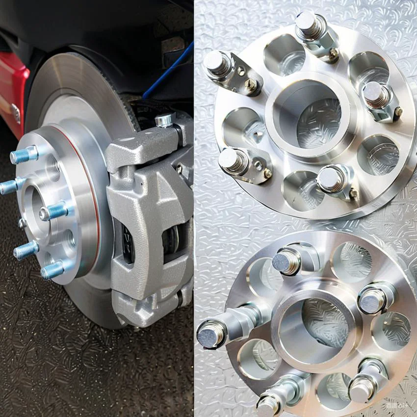 Auto Accessories 50mm=2inches Wheel Widen Flange Hubcentric Adapter Stud 12X1.5 5X114.3X60.1 Wheel Spacers For Toyata Auris,Fiat