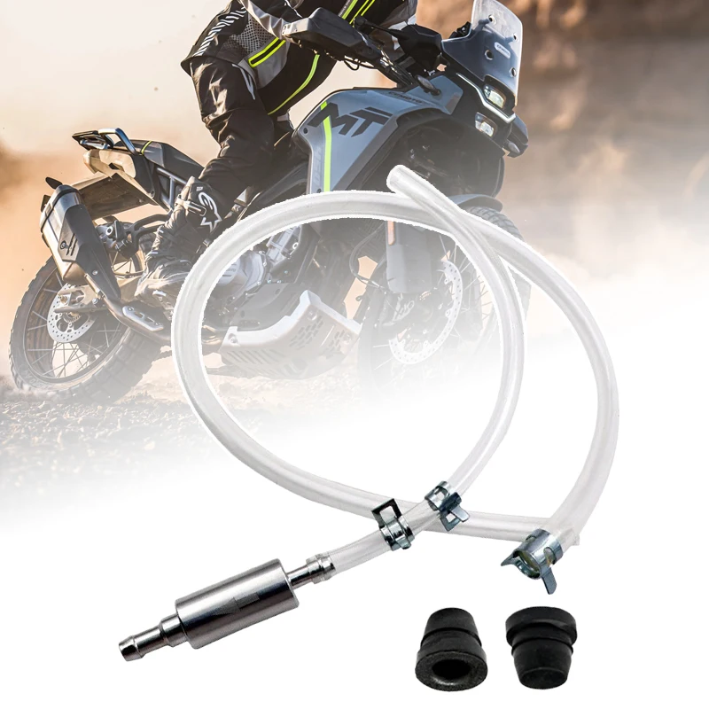 Hydraulic Brake Bleeder Tool Lockable One Way Check Valve Clutch Bleeding Hose for Motorcycle Refueling Auto Repair Replacement