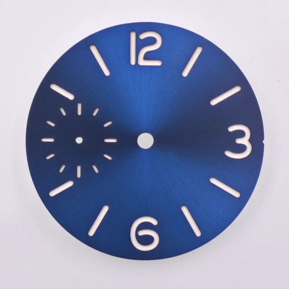 37 مللي متر ساعة معقمة الطلب الأخضر مضيئة صالح ETA6497 ST3600 أجزاء ساعة يد تعمل بالحركة #4