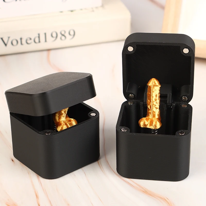 Prank Middle Finger in a Box Model Funny Novelty Prank Party Ornament Surprise Gift Pop-Up Box Christmas Creative Gifts