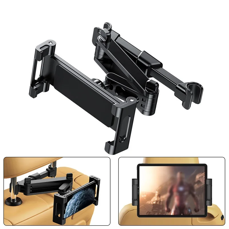 

Universal Car Back Seat Mount Holder for Car Seat Rear Stand Headrest Bracket for Phone Tablet 5-13 Inch Car Phone Holder Stand