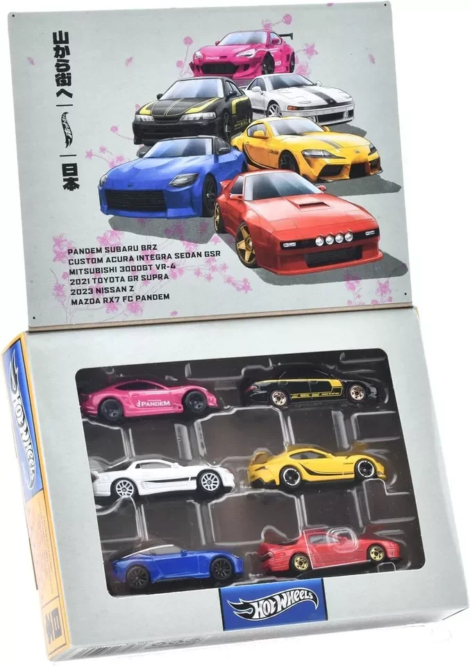 HOKKAIDO（匿名配送）　Hotwheel並行輸入品SET Hot Wheels Streets of Japan Car Culture HRX54 1:64 Scale Die-Cast