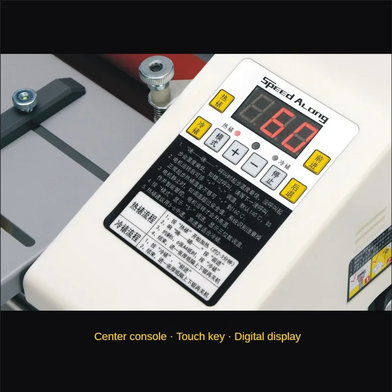 9350T A3+ Paper Laminating Machine English Version Four Roller Cold Hot Laminator Rolling Machine film photo Laminating Machine