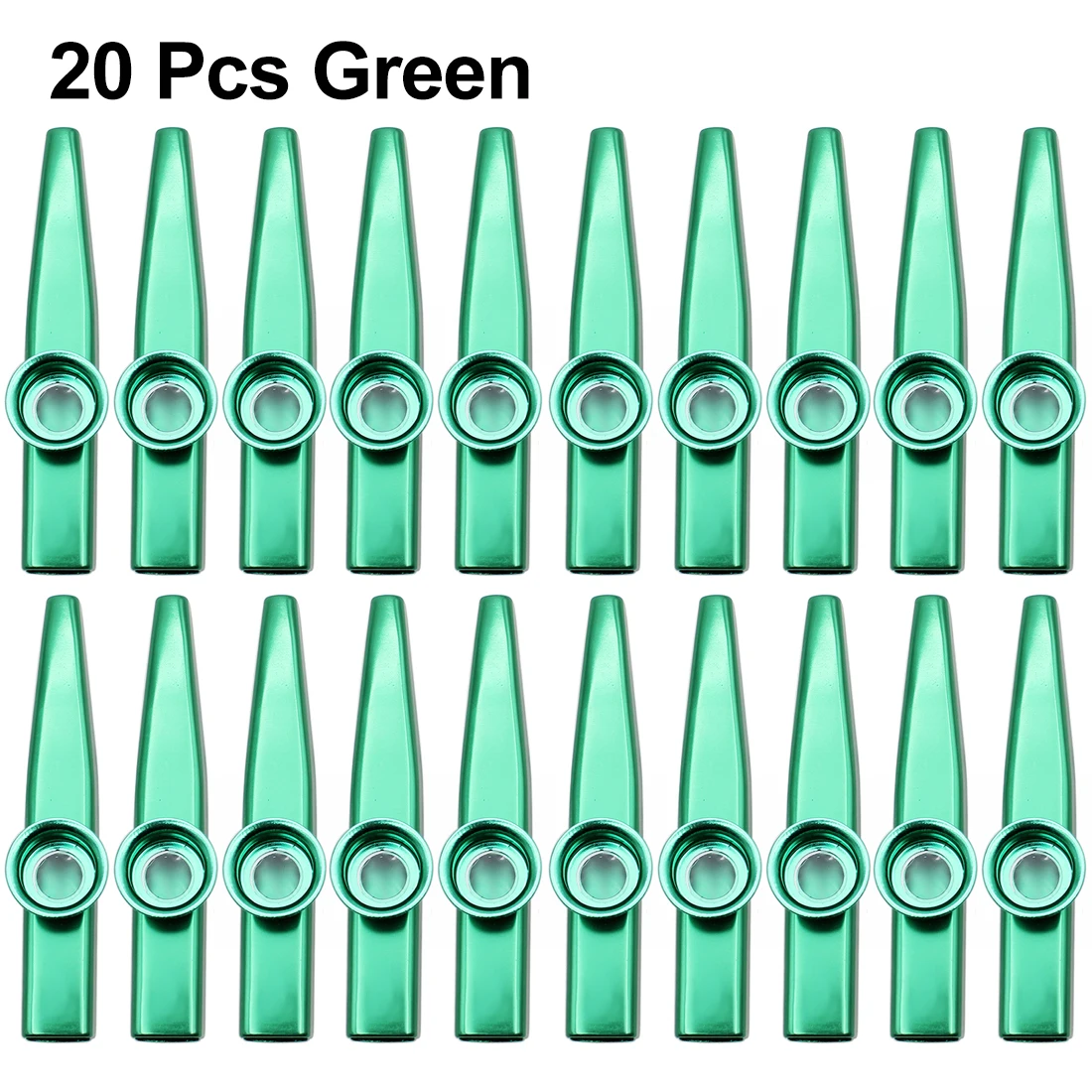 10/20 Stuks Kazoo Metalen Kleurrijke Kazoos Orff Muziekinstrumenten Fluiten Membraan Mond Kazoos Gitaar Mate Lichtgewicht Kazoo
